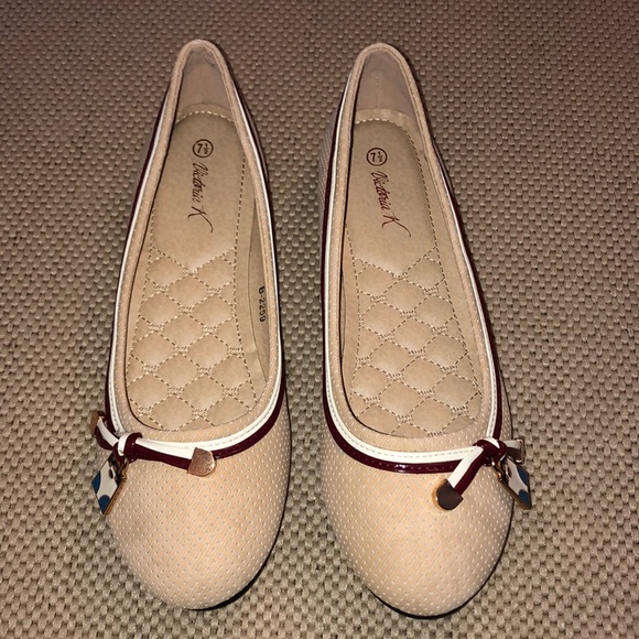 Victoria K Shoes - MOVING SALE! 4/$15 - NWOB - Victoria K Quilted nude flats